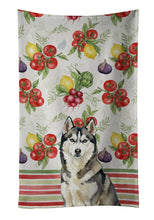 Load image into Gallery viewer, Agouti Siberian Husky Vegetables Kitchen Towel