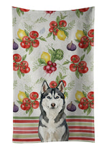Load image into Gallery viewer, Siberian Husky Vegetables Kitchen Towel