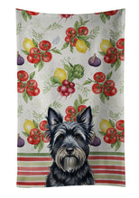 Load image into Gallery viewer, Black Skye Terrier Vegetables Kitchen Towel