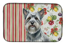 Load image into Gallery viewer, Gray Skye Terrier Vegetables Dish Drying Mat