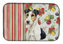 Load image into Gallery viewer, Smooth Fox Terrier Vegetables Dish Drying Mat