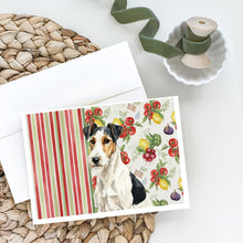Load image into Gallery viewer, Smooth Fox Terrier Vegetables Greeting Cards Pack of 8
