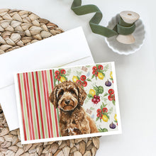 Load image into Gallery viewer, Spanish Water Dog Vegetables Greeting Cards Pack of 8