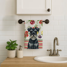 Load image into Gallery viewer, Standard Schnauzer Vegetables Kitchen Towel