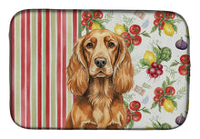 Load image into Gallery viewer, Sussex Spaniel Vegetables Dish Drying Mat