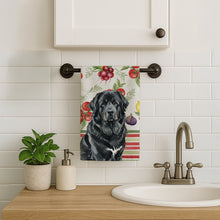 Load image into Gallery viewer, Black Tibetan Mastiff Vegetables Kitchen Towel