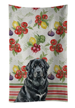 Load image into Gallery viewer, Black Tibetan Mastiff Vegetables Kitchen Towel