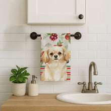 Load image into Gallery viewer, Cream Tibetan Spaniel Vegetables Kitchen Towel
