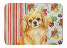 Load image into Gallery viewer, Gold Tibetan Spaniel Vegetables Memory Foam Kitchen Mat