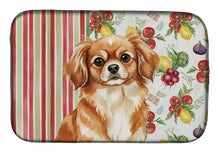 Load image into Gallery viewer, Red Tibetan Spaniel Vegetables Dish Drying Mat