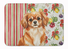 Load image into Gallery viewer, Red Tibetan Spaniel Vegetables Memory Foam Kitchen Mat