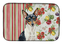 Load image into Gallery viewer, Toy Fox Terrier Vegetables Dish Drying Mat