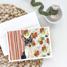 Load image into Gallery viewer, Toy Fox Terrier Vegetables Greeting Cards Pack of 8