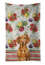 Load image into Gallery viewer, Vizsla Vegetables Kitchen Towel