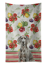 Load image into Gallery viewer, Weimaraner Vegetables Kitchen Towel
