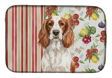 Load image into Gallery viewer, Welsh Springer Spaniel Vegetables Dish Drying Mat