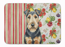 Load image into Gallery viewer, Welsh Terrier Vegetables Memory Foam Kitchen Mat