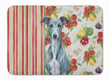 Load image into Gallery viewer, Blue Whippet Vegetables Memory Foam Kitchen Mat