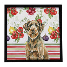 Load image into Gallery viewer, Chestnut Wirehaired Pointing Griffon Vegetables Framed Metal Print