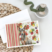 Load image into Gallery viewer, Xoloitzcuintli Vegetables Greeting Cards Pack of 8