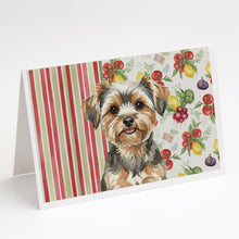 Load image into Gallery viewer, Yorkiepoo Vegetables Greeting Cards Pack of 8