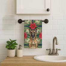 Load image into Gallery viewer, Belgian Malinois Christmas PoinsettIas Kitchen Towel