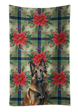 Load image into Gallery viewer, Belgian Tervuren Christmas PoinsettIas Kitchen Towel
