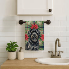 Load image into Gallery viewer, Bouvier des Flandres Christmas PoinsettIas Kitchen Towel