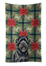 Load image into Gallery viewer, Bouvier des Flandres Christmas PoinsettIas Kitchen Towel