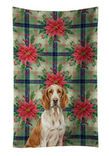 Load image into Gallery viewer, Bracco Italiano Christmas PoinsettIas Kitchen Towel