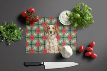 Load image into Gallery viewer, Roan Brittany Christmas PoinsettIas Glass Cutting Board