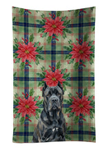 Load image into Gallery viewer, Cane Corso Christmas PoinsettIas Kitchen Towel