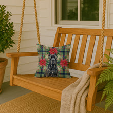 Load image into Gallery viewer, Cane Corso Christmas PoinsettIas Throw Pillow