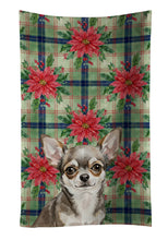 Load image into Gallery viewer, Chihuahua Christmas PoinsettIas Kitchen Towel