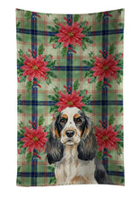 Load image into Gallery viewer, Parti Cocker Spaniel Christmas PoinsettIas Kitchen Towel
