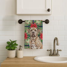 Load image into Gallery viewer, Isabella Dogue de Bordeaux Christmas PoinsettIas Kitchen Towel