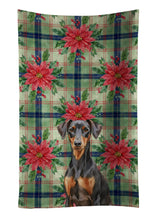 Load image into Gallery viewer, German Pinscher Christmas PoinsettIas Kitchen Towel
