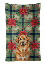 Load image into Gallery viewer, Red Leonberger Christmas PoinsettIas Kitchen Towel