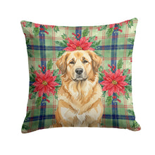 Load image into Gallery viewer, Sandy Leonberger Christmas PoinsettIas Throw Pillow