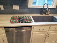 Load image into Gallery viewer, Mudi Christmas PoinsettIas Dish Drying Mat
