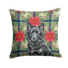 Load image into Gallery viewer, Mudi Christmas PoinsettIas Throw Pillow