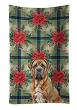 Load image into Gallery viewer, Neapolitan Mastiff Christmas PoinsettIas Kitchen Towel