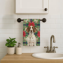 Load image into Gallery viewer, Liver and White Pointer Christmas PoinsettIas Kitchen Towel