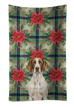 Load image into Gallery viewer, Liver and White Pointer Christmas PoinsettIas Kitchen Towel