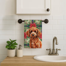 Load image into Gallery viewer, Toy Red Poodle Christmas PoinsettIas Kitchen Towel