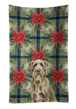 Load image into Gallery viewer, Spinone Italiano Christmas PoinsettIas Kitchen Towel