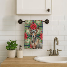 Load image into Gallery viewer, Xoloitzcuintli Christmas PoinsettIas Kitchen Towel