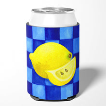 Load image into Gallery viewer, Lemon in Blue by Ute Nuhn Can or Bottle Hugger WHW0116CC