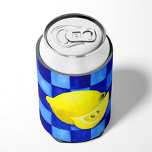 Load image into Gallery viewer, Lemon in Blue by Ute Nuhn Can or Bottle Hugger WHW0116CC