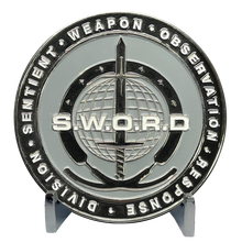 Load image into Gallery viewer, BL11-005 Wanda Vision Challenge Coin WandaVision Hex Vision SWORD